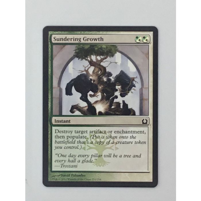 MTG Sundering Growth Instant Return to Ravnica 223/274 Wizards Coast NM Card
