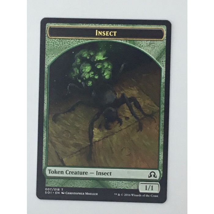 MTG Insect Token Creature Shadows Over 007/018 S01 Moeller 2016 Wizards Coast NM