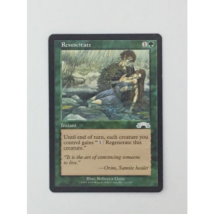 MTG Resuscitate Instant 121/143 Exodus Wizards Coast Rebecca Guay NM Condition