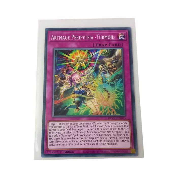 Artmage Peripeteia Turmoil DOOD-EN075 Common 1st Edition NM Yu-Gi-Oh TCG Trap
