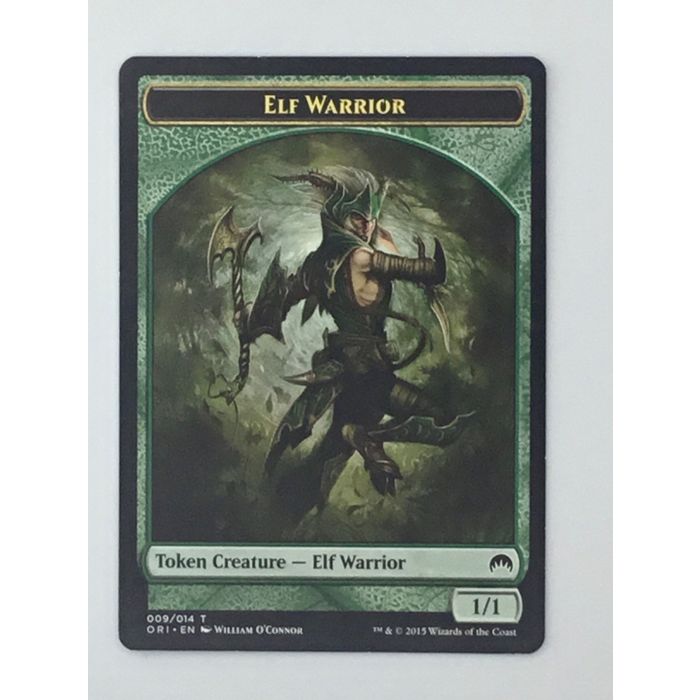 MTG Elf Warrior Token Creature 009/014 ORI Magic Origins O'Connor 2015 Wizards