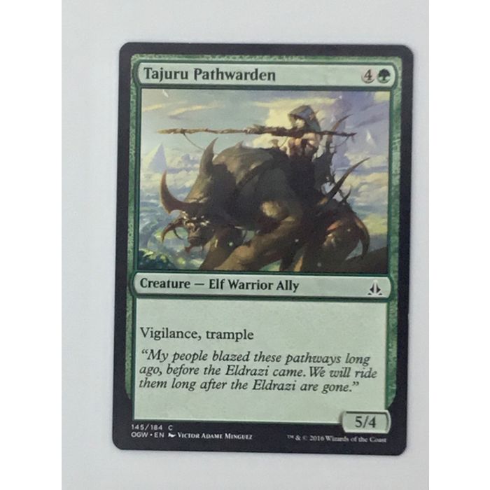 MTG Tajuru Pathwarden Creature Elf Warrior Ally 145/184 Oath of the Gatewatch