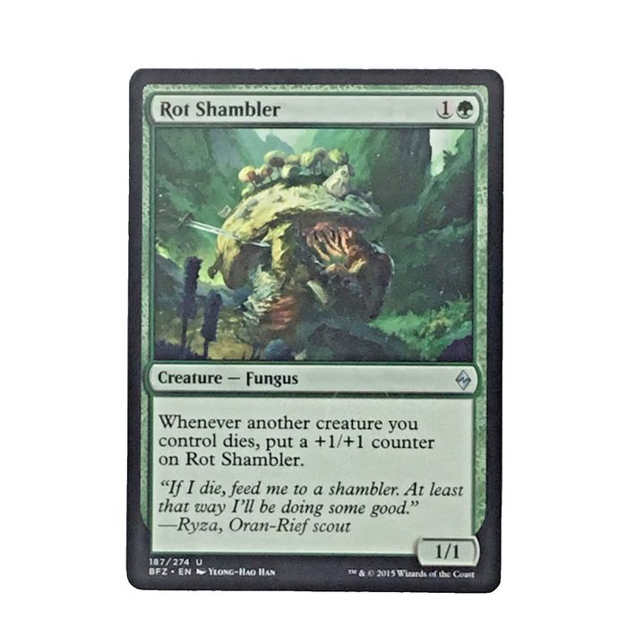 MTG Rot Shambler Creature Fungus 187/274 Battle for Zendikar Han 2015 Wizards