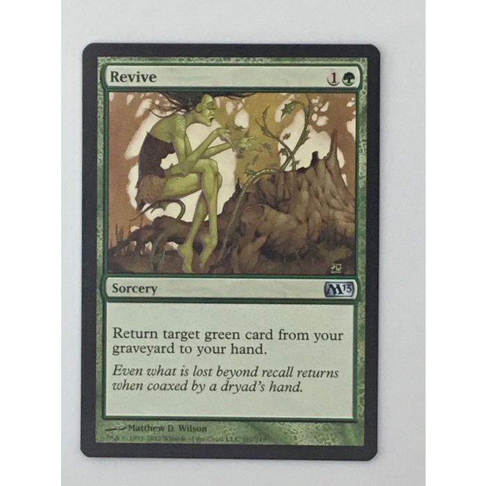 MTG Revive Sorcery 187/249 Magic 2013 M13 Wilson Wizards Coast NM Condition