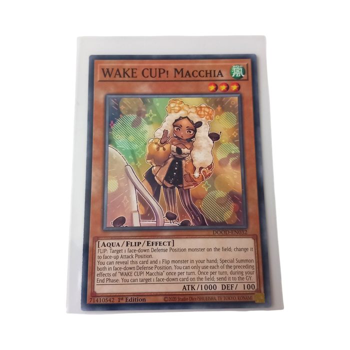 Wake Cup Macchia DOOD-EN032 Common 1st Edition NM Yu-Gi-Oh TCG Card Regular