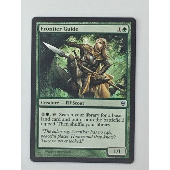 MTG Frontier Guide Creature Elf Scout 161/249 Zendikar Reynolds Wizards Coast NM