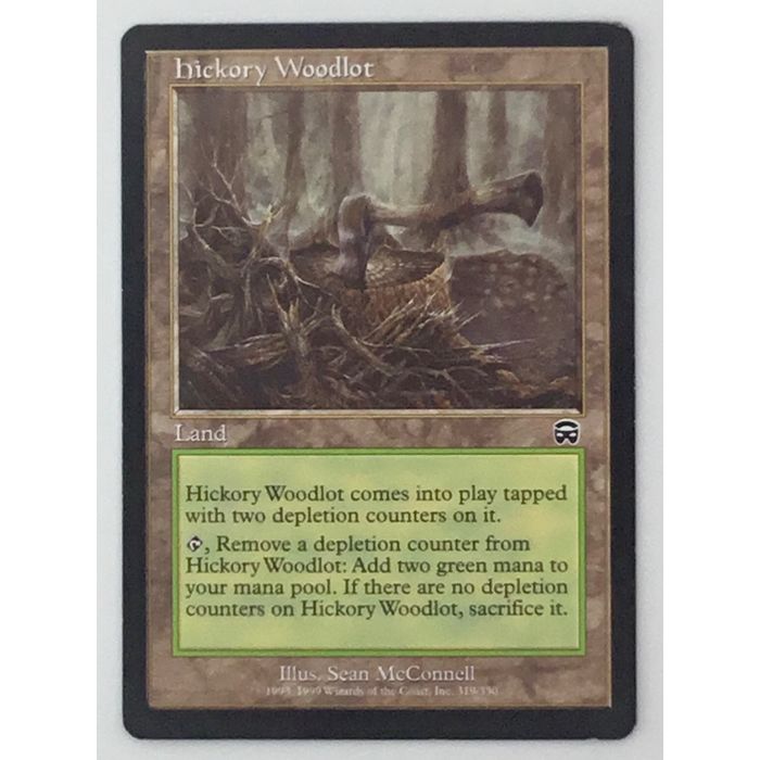 MTG Hickory Woodlot Land 319/350 Mercadian Masques Sean McConnell Wizards Coasts
