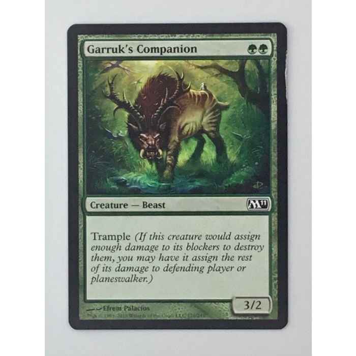 MTG Garruks Companion Creature Beast Magic 2011 M11 Wizards Coast NM Condition