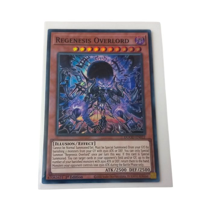Regenesis Overlord DOOD-EN022 Super Rare 1st Edition NM Yu-Gi-Oh TCG Card Dark