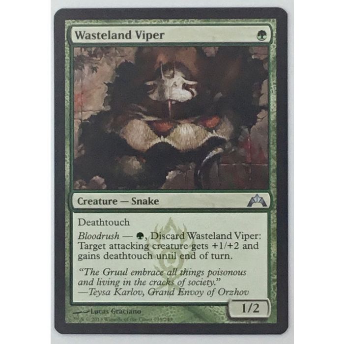MTG Wasteland Viper Creature Snake Gatecrash 139/249 Wizards of the Coast NM TL