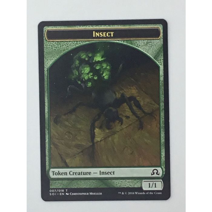 MTG Insect Token Creature Shadows Over 007/018 S01 Moeller 2016 Wizards Coast NM