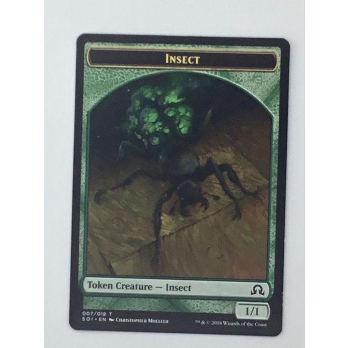 MTG Insect Token Creature Shadows Over 007/018 S01 Moeller 2016 Wizards Coast NM