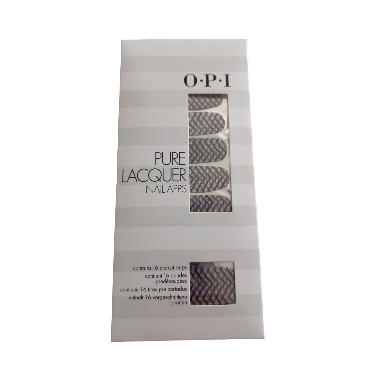OPI Pure Lacquer Apps - Zig Zag Sparkle AP113 - Nail Wraps